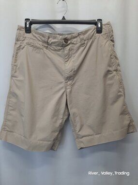 American Eagle Outfitters Men's Chino Shorts Size 34 Beige Cotton Casual 2009